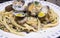 Linguine pasta with Italian clams