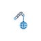 Link Building Icon. Web Link creative icon. Chain link icon. Web protection icon.