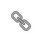 Link chain outline icon