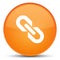 Link icon special orange round button