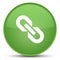 Link icon special soft green round button