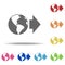 link optimization icon. Elements of Seo & Development in multi colored icons. Simple icon for websites, web design, mobile app,
