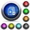Link playlist round glossy buttons