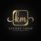 Linked Letter KM Logo Design vector Template. Creative Abstract KM Luxury Logo Design Vector Illustration