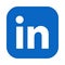 LinkedIn app icon. The world\\\'s largest professional network. Social networking. Jobs and careers