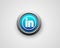 LinkedIn Corporation icon in symbol design