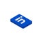 Linkedin social media icon