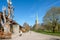 Linkoping cathedral during spring in Sweden