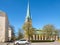 Linkoping cathedral during spring in Sweden