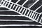 Linocut black and white abstract creative background