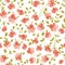 Linum seamless pattern.