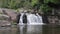 Linville Falls - Natural Waterfall in Blue Ridge Parkway, North Carolina