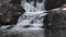 Linville Falls Waterfall Closeup - Virginia Stock Footage