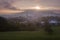 Linz panorama at sunrise