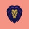 Lion Beast Head Vector Design Logo