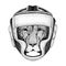 Lion. Boxer animal. Vector illustration for t-shirt. Sport, fighter isolated on white background. Fitness illustration
