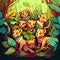 The Lion Cubs\\\' Jungle Adventure, Made with Generative AI