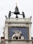 Lion decorate the rooftop of the San Marco Basilica in Venice