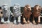 Lion garden decor