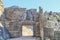 The Lion Gate - the main entrance of the Bronze Age citadel of Mycenae in southern Greece with relief sculpture of two lionesses