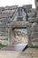 The Lion Gate at Mycenae, the only known monumental sculpture of