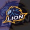 Lion Head Cool Logo Mascot Esports Game Sports Vector Design Template