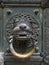 Lion head doorknocker historic ornament
