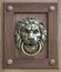 Lion head handle knocker