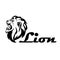 Lion head. Logotype of template. Creative illustration.