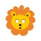 Lion head mask.Animal head vector