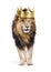 Lion With King of Jungle Crown