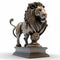 Lion King Trophy. Generative AI