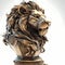 Lion King Trophy. Generative AI