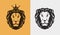 Lion logo or emblem. Animal, wildlife icon. Vector