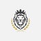 Lion logo icon, lion head logo