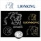 lion luxury logo icon template, elegant lion logo design illustration, lion head logo, lion elegant symbol