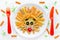 Lion pasta - fun food idea for kids lunch, animal shaped food art