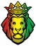 Lion rasta head