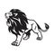 Lion Roar Mascot Stance Vector