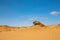 The Lion Rock in the middle of the Moroccan Sahara