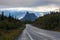 Lion`s head on the end of the road in Alaska.