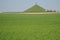 Lion`s mound Battlefield monument at Waterloo. Belgium.