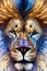 Lion\\\'s Wisdom: Lion Painting as a Symbol of Wisdom and Intellectual Strength