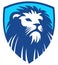 Lion Shield blue