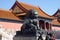 Lion Statue, Forbidden city in Beijing