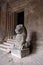 Lion statue, Hindu temple, Elephanta caves