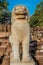 Lion statue portrait Angkor Thom