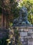 Lion Statue in the Summer.