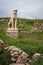 Lion statues at the archaeological island of Delos