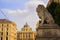 Lion statues, Palace of Justice. Vienna